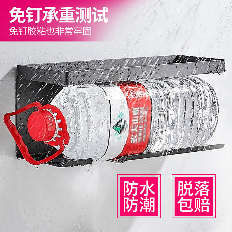 不锈钢吹风机置物架免打孔浴室挂架吹风J支架子电风筒放置架壁挂