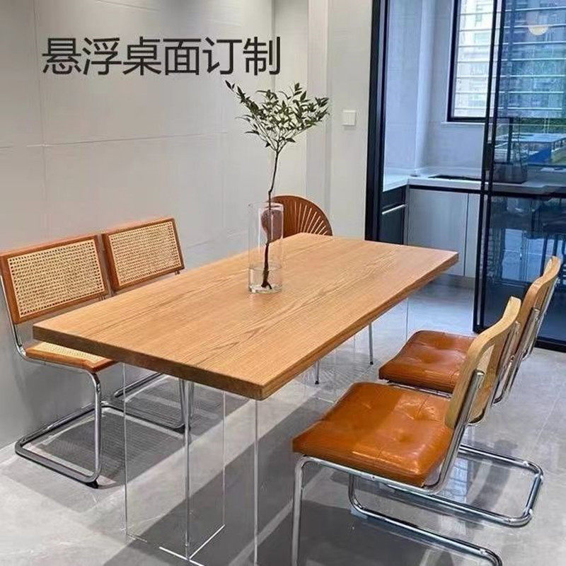 红橡木实a木板桌面板吧台面板隔板飘窗板原木白蜡木桌面板异型定