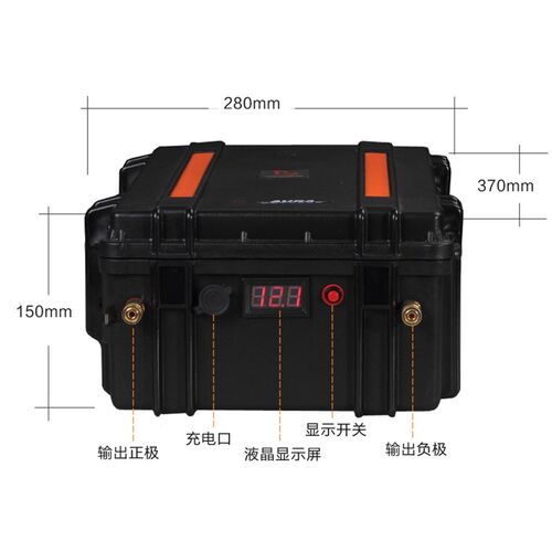 大容量锂电池12mV24V400AH推进器无刷电动船用