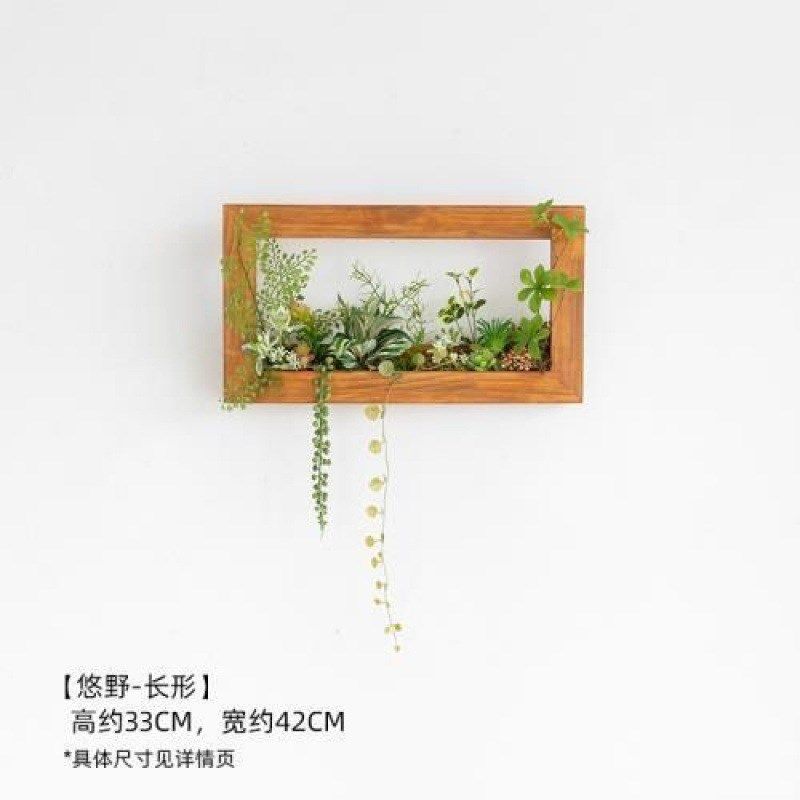 壁挂花瓶阿楹背景墙上绿植真花z电视白墙面装饰卧室客厅植物挂件