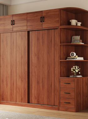 推拉门衣柜c家用卧室收纳儿童大衣柜结实耐用2023新款大衣橱C15H