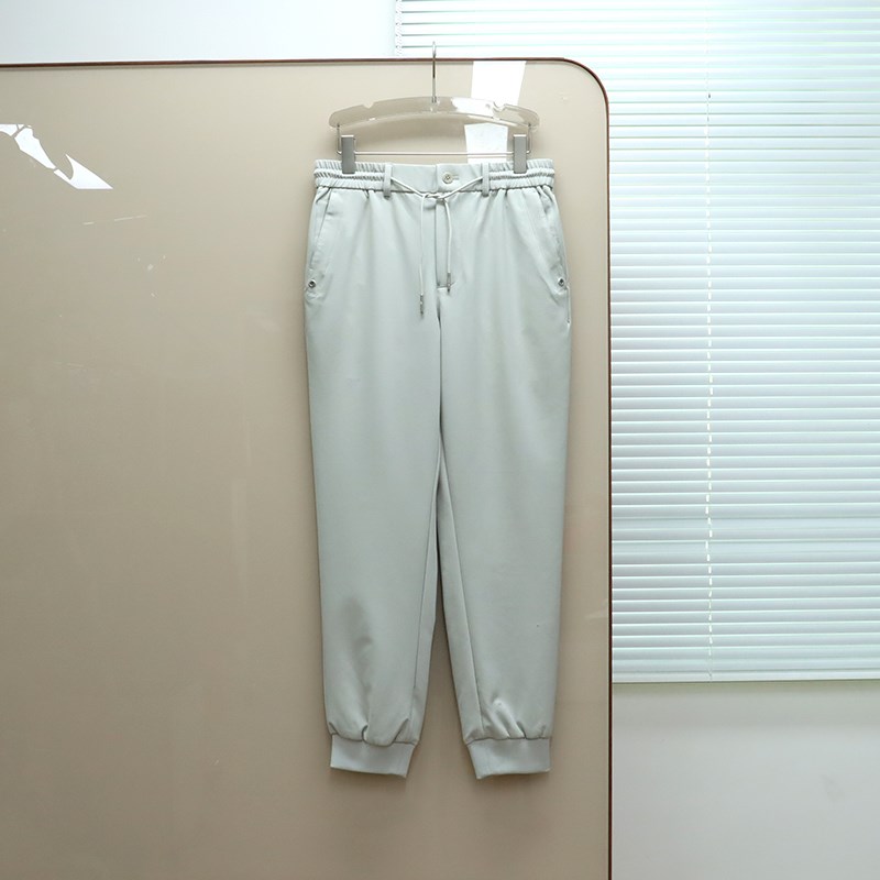 国货精品 男款 斜纹弹A力抽绳束口裤 B377