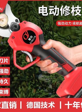 德国进口擎劲电动修枝剪刀果树剪充电式强力无线锂电园艺园林树枝