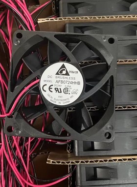 AFB0724HHB 全新原装台达7015 24V 0.25A7CM厘米 变频器散热风扇