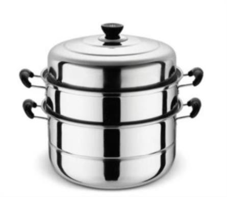 。我想买囍34铝锅蒸笼不锈钢篦子真锅22汤锅单层蒸锅小家用平底隔