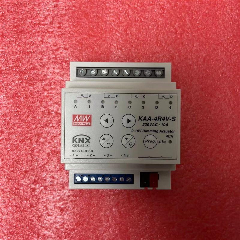 台湾明纬开关电源KAA-4R4V-10S KNX LED执行器/调光器 4路 继电器