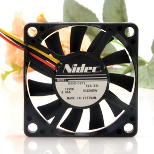12TL 5010 12V 原装 3线测速超静音散热风扇 D05X 0.06A 5CM Nidec