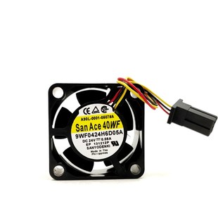 4CM 日本三洋 24V 0.08A 发那科专用风扇 9WF0424H6D05A 4020 原装
