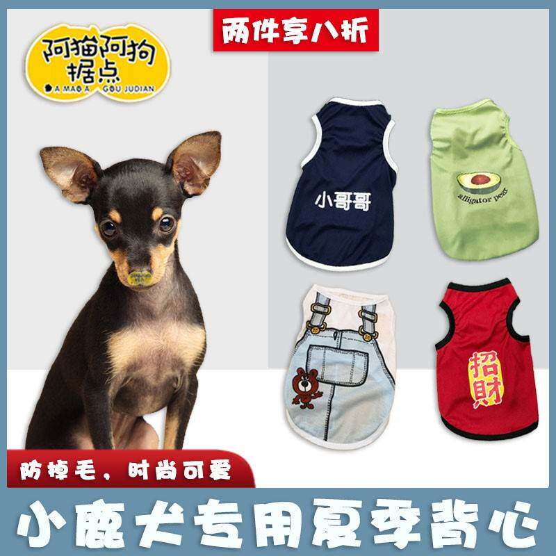 小鹿犬专用狗狗衣服春秋夏季薄款幼犬小型犬防晒防掉毛狗背心冬季