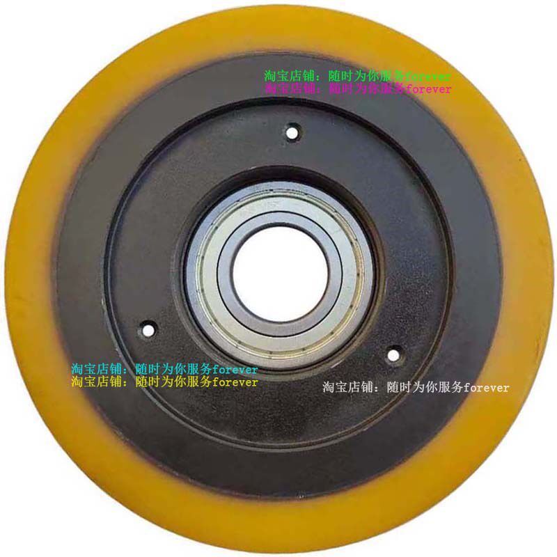 诺力电动车CY1330前轮方向轮橡皮轮胎 液压升降机承重轮牛筋轮