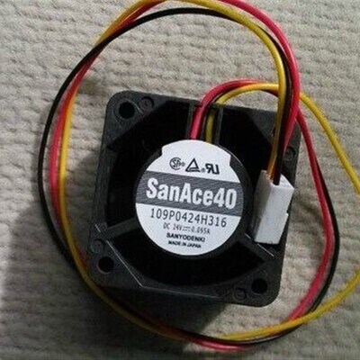 109P0424H316 840D NCK系统风扇 San Ace 40 24V 0.095A散热风扇