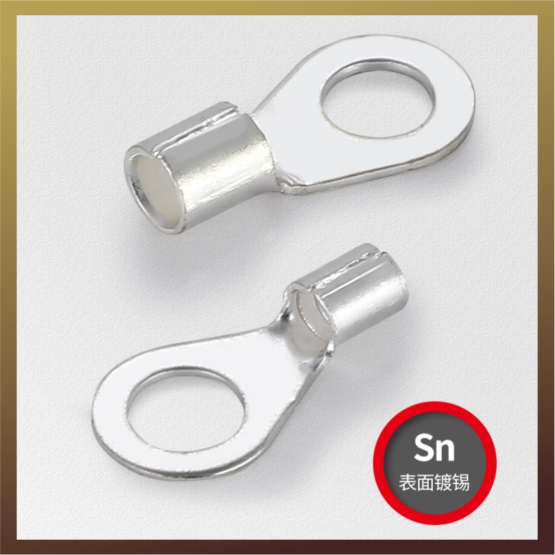 O型裸冷压端子OT16-8/10/12/14/16 OT25 OT35MM紫铜焊口接线端子