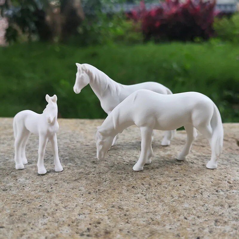 骏马树脂摆件阳台盆栽花园庭院摆设蜗牛盆景微景观苔藓中式菖蒲