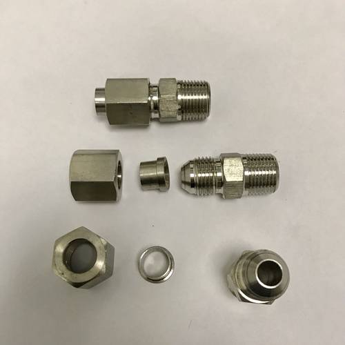 ZG3/8-10 扩口式不锈钢接头 外牙3分 16mm PT3/8 扩外径10mm铜管