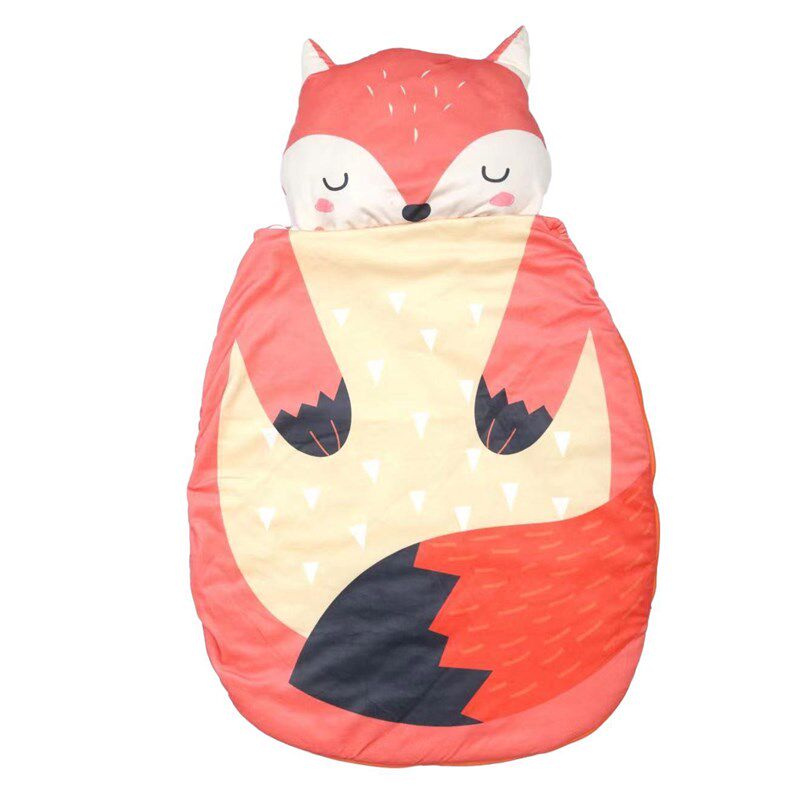 新款婴儿睡袋秋冬卡通q宝宝防踢被 分离式保暖儿童睡袋新生儿被子