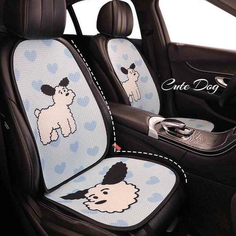 车垫四季透气车内座垫冰丝座椅可爱汽车坐垫夏季凉垫网红女士座套