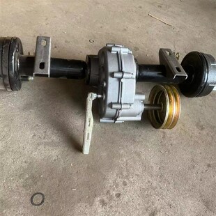 灰斗车翻斗车行走箱后桥工地手推车后桥一N体箱汽油播种机变速箱