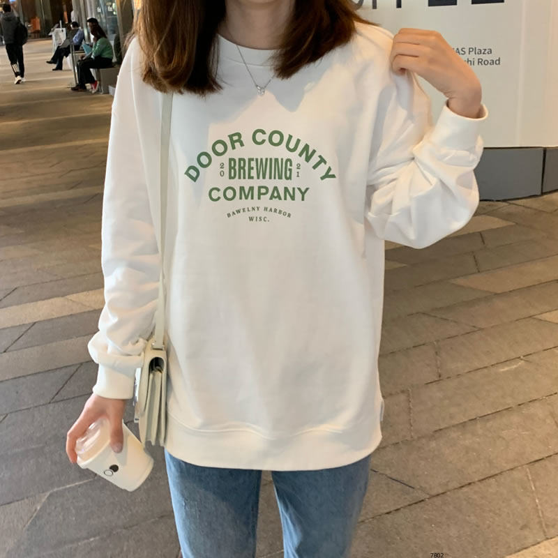 孕妇装春新款上衣宽松中长款卫衣春夏薄款长袖t恤洋气小清新秋装