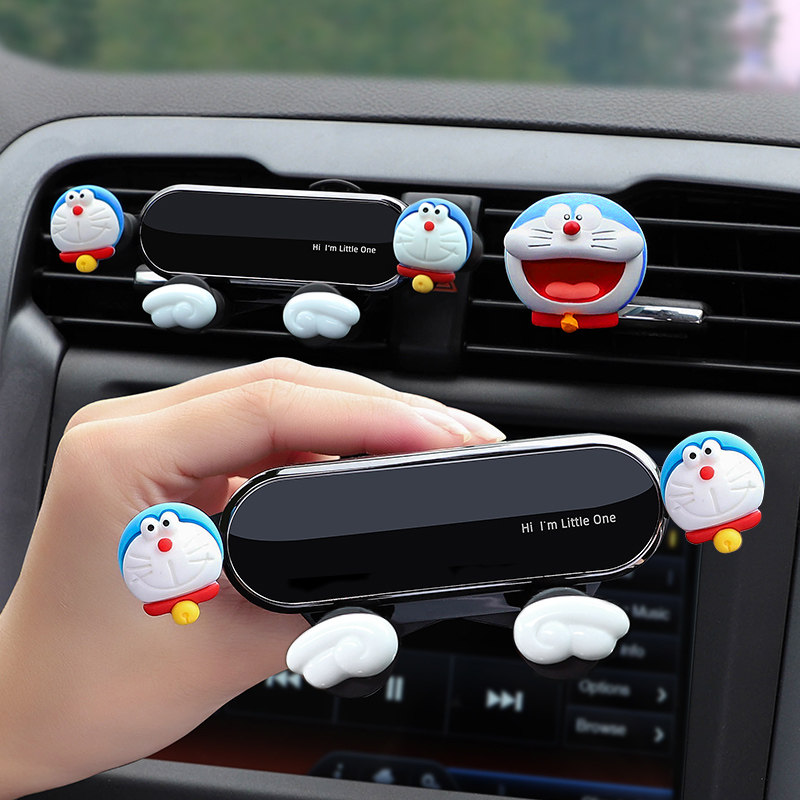 车载手机支架2021新款女生可爱出风口汽车内饰用品创意导航车支架