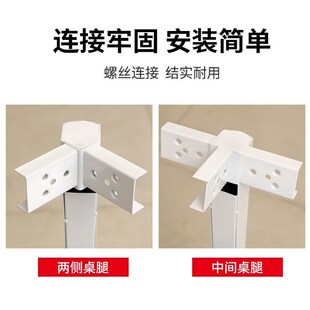 铁艺桌腿支架简约岩板餐桌腿金属支撑底座办公桌腿V书桌铁架子定