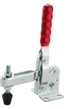 SAMLO TCVF4 TCVF4S 短臂型肘夹 立式把手型快速夹钳 法兰底座