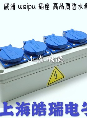 威浦WEIPU工业插头插座防水多功能插座盒TYP1609C TYP08114 08254