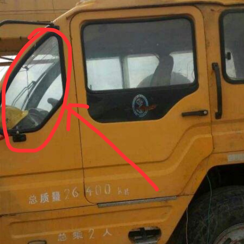 徐工吊车玻璃徐工吊车12吨16吨20吨25E驾驶室三角玻璃门前小玻璃