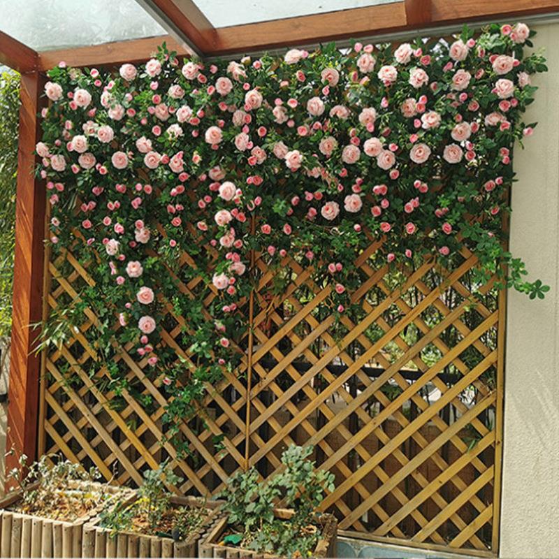 道具仿真花绢花玫瑰藤网红婚礼户外假花婚庆装饰拍摄家居造景花艺