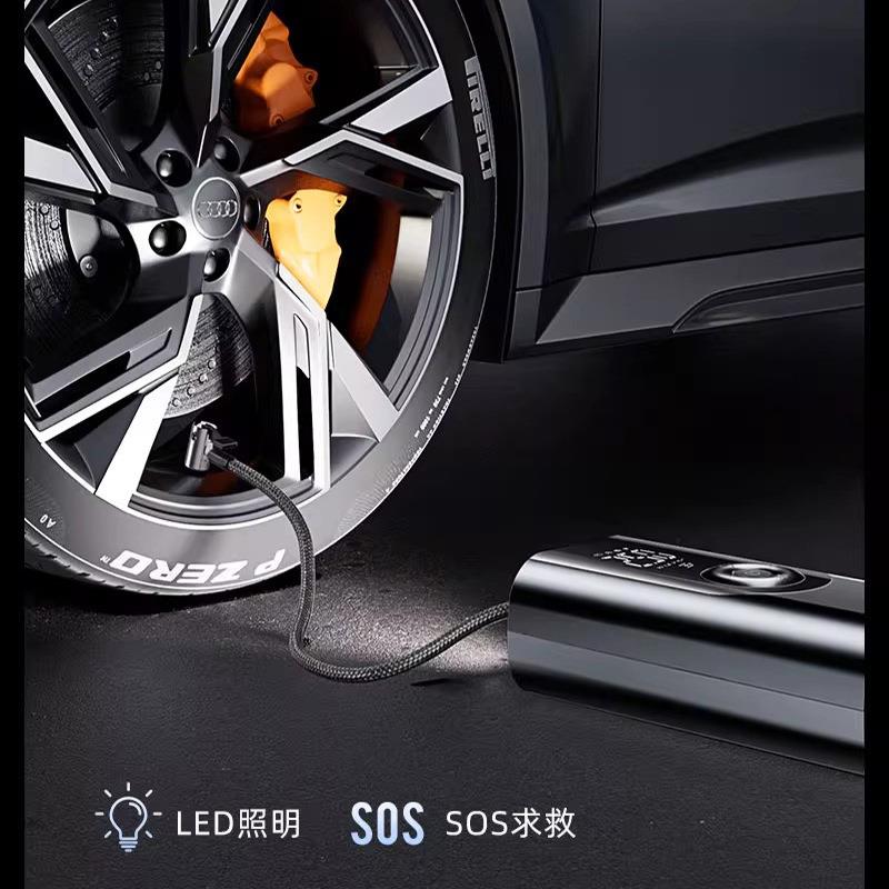 车载无线充气泵便携式汽车用打气泵电动轿车轮胎高压打气筒充气宝