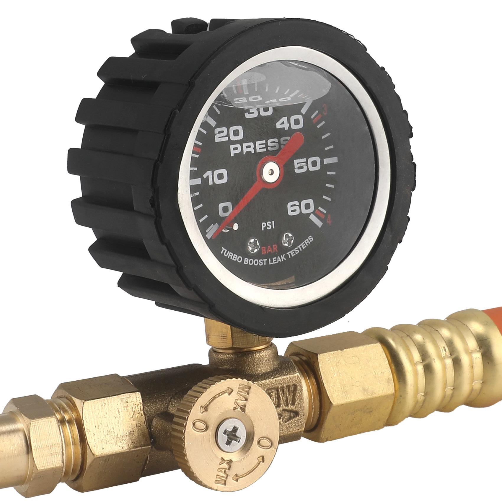 爆款现货带油压计RV房车吹气软管适配器带压力表房车洒水器适配器