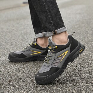 透气轻便防砸防刺穿钢包头T防臭工地工作鞋 夏季 男2024新款 劳保鞋