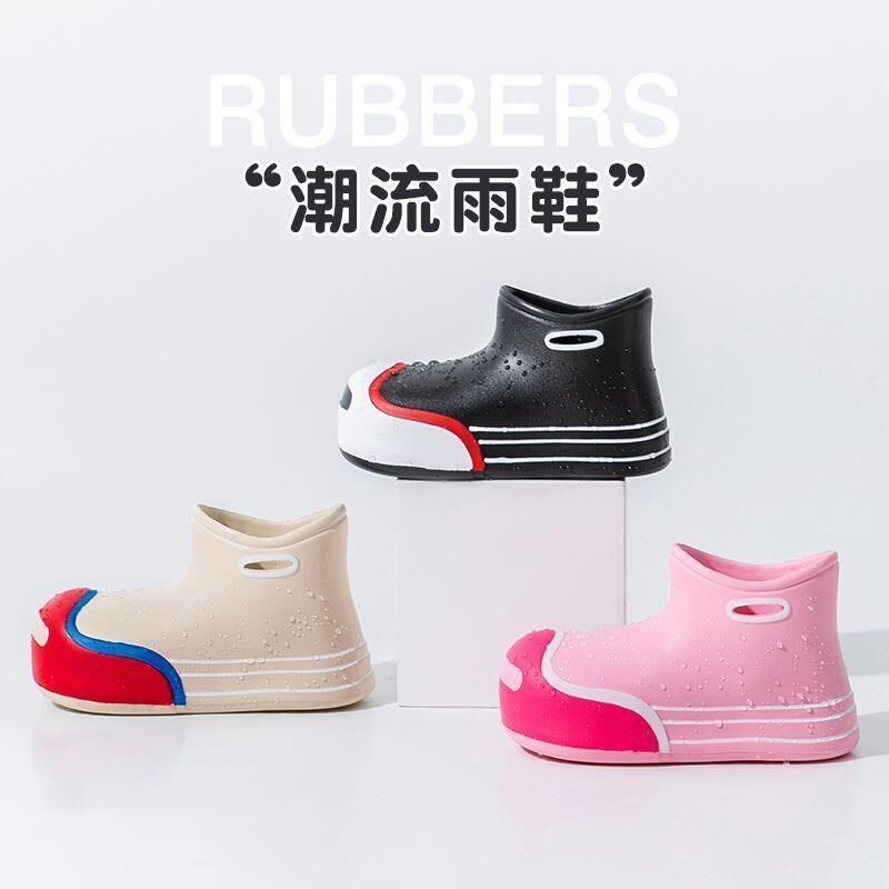 雨鞋女时尚外穿中筒雨靴厚底夏季轻便防水胶鞋防滑W短靴水鞋女款