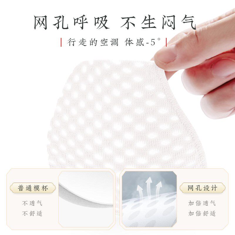 月色大胸显小胸内衣女薄款全w罩杯防下垂聚拢上托无钢圈大码文胸