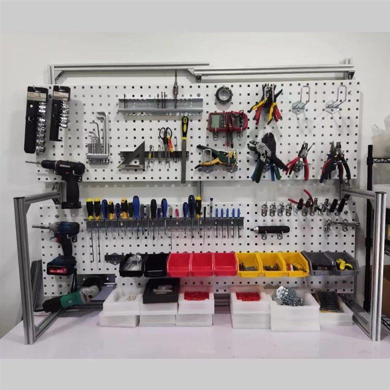 汽车维修工具挂架车o间工具架工具墙方孔挂板洞洞板收纳工具挂钩