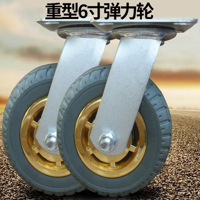 托士达不锈钢方管手推r车折叠静音平板车拉货车搬运车小推车拖车