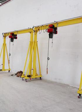 FT5厂家供应简易移动龙门吊手推移动龙门架1T起重升降手推龙门架