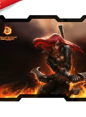图案随机配L-18电竞CF LOL魔兽英雄联盟电脑专业游戏大鼠标垫