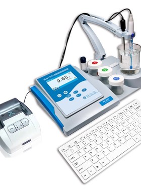 上海三信 PH9500台式pH计 LabSen211 MP500温度电极pH4 7 10 键盘