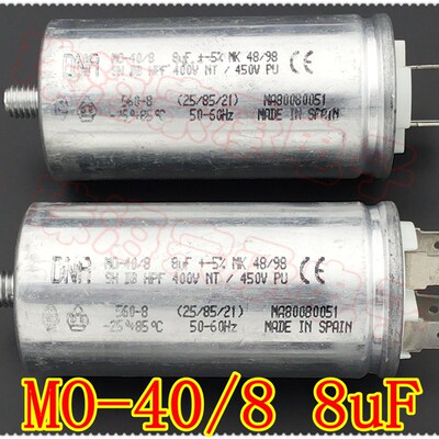 进口西班牙 8uF 450VAC DNA 交流电机运行启动电容 MO-40/8 400V