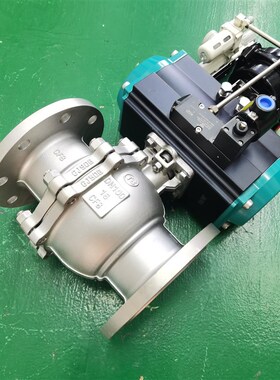 气动不锈钢球阀DN40耐高温油蒸汽防爆切断流量调节阀门Q641F-16P
