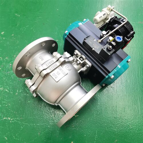 气动不锈钢球阀DN40耐高温油蒸汽防爆切断流量调节阀门Q641F-16P