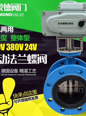 电动软密封法兰式蝶阀D941X-16DN50 65 80 100 150 250 300 400