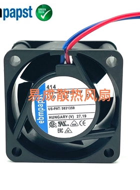 全新德国ebmpapst 24V变频器散热风扇TYP 414JHH/JH 414JR 414J/2