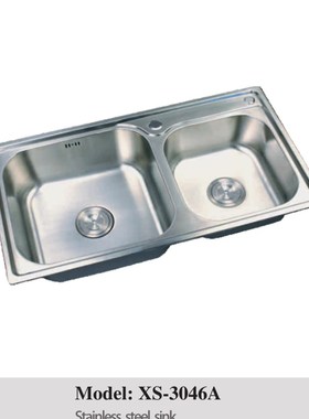正品埃美柯304不锈钢加厚水槽洗菜盆洗衣盆洗衣槽XS-3046A专卖店