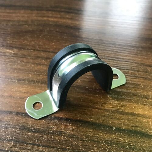 304不锈钢带胶骑马卡箍橡胶卡箍带胶抱箍马鞍卡箍U型卡箍