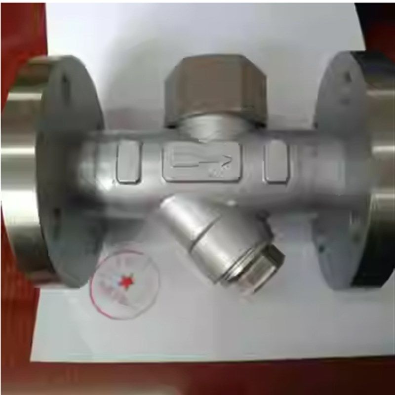 304不锈钢热动力式Y型蒸汽法兰疏水阀CS49W/H-16P铸钢法兰疏水阀