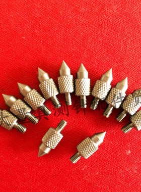 国产代用三丰101120 百分表测针测头 高度计测针 60锥形尖测针