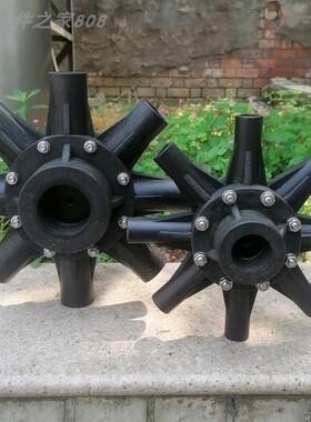 污水处理设备 PP黑色塑料八爪型 TJ型气浮溶气释放器气泡密效果好