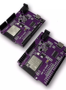 ESP32-S3 UNO开发板板载WROOM-1-N8R2/N16R8模块兼容DevKitC-1