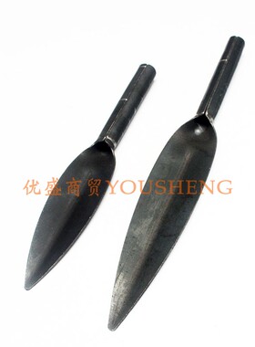 园艺种花铁铲工具家用多肉种菜草挖土拔草户外铁锹一体叶片小铲子